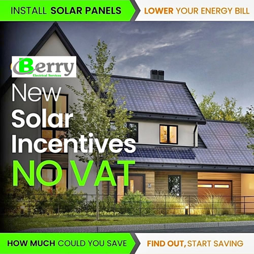 No Vat on solar panel installations
